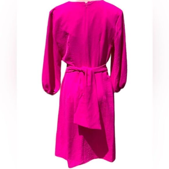 DKNY NWT HOT PINK FUCHSIA MINI DRESS SIZE 2 - Picture 3 of 8